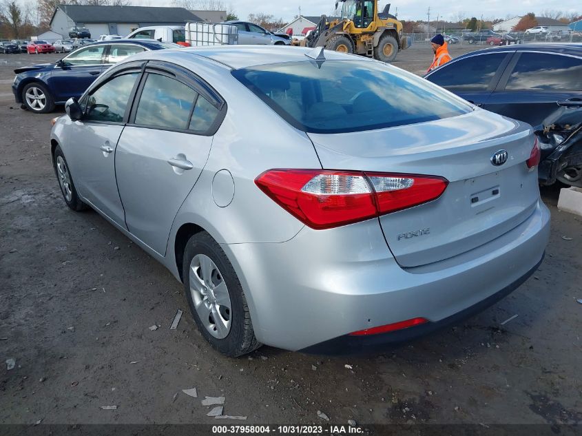 2015 Kia Forte Lx VIN: KNAFK4A60F5434765 Lot: 37958004