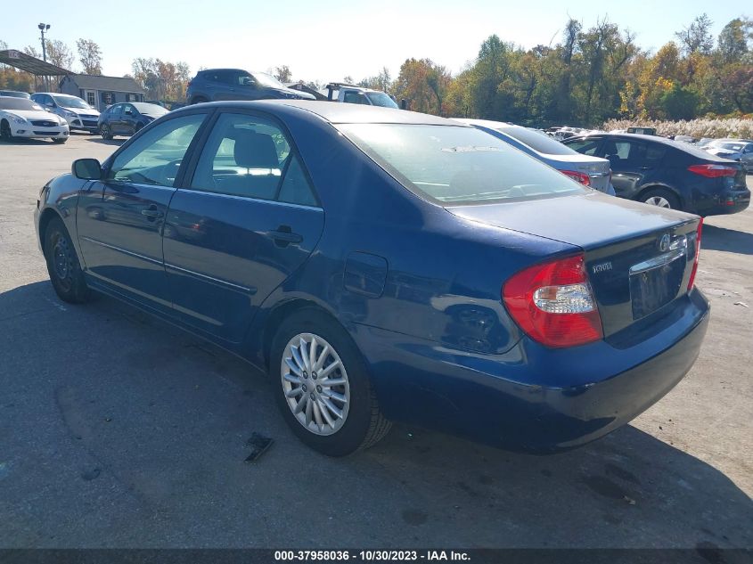 2003 Toyota Camry Xle VIN: 4T1BE30K03U258380 Lot: 37958036