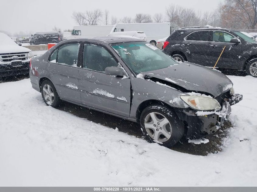 2004 Honda Civic Ex VIN: 2HGES267X4H522251 Lot: 37958228