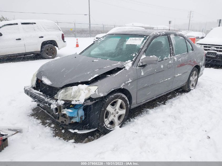 2004 Honda Civic Ex VIN: 2HGES267X4H522251 Lot: 37958228