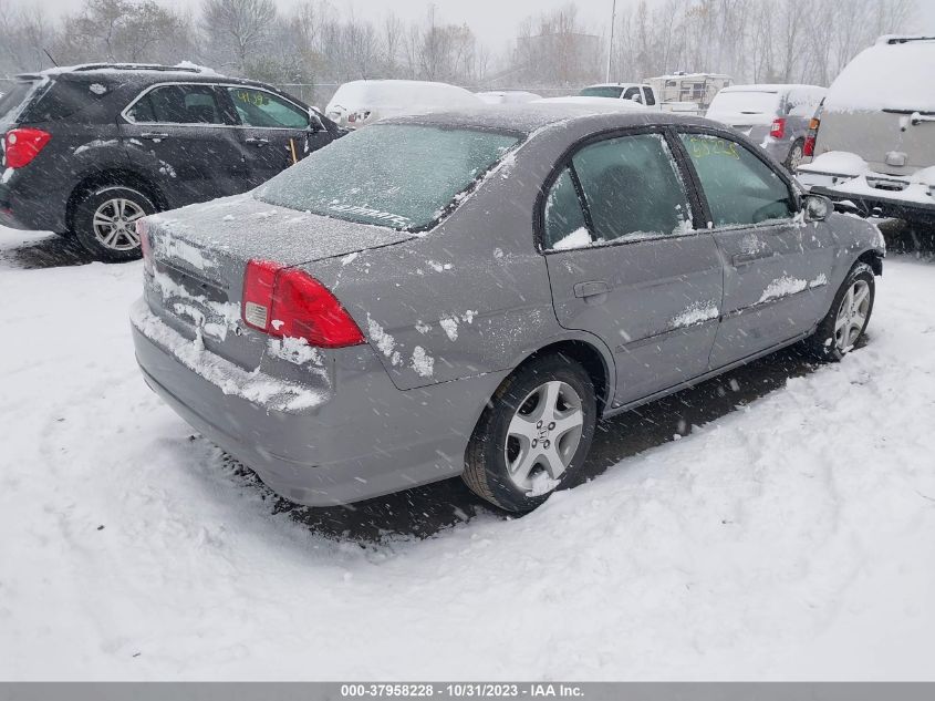 2004 Honda Civic Ex VIN: 2HGES267X4H522251 Lot: 37958228