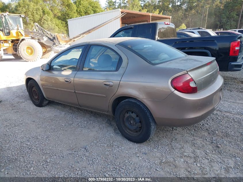 2001 Dodge Neon Highline VIN: 1B3ES46C41D100980 Lot: 37958232