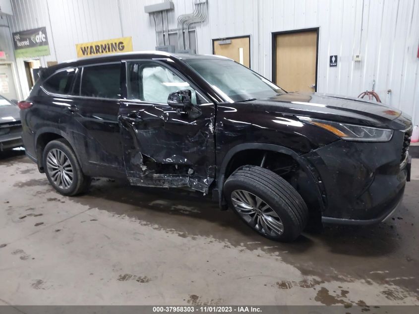 2020 Toyota Highlander Platinum VIN: 5TDFZRBH9LS004220 Lot: 37958303