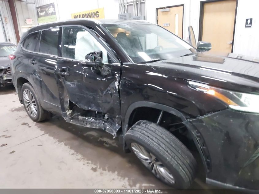 2020 Toyota Highlander Platinum VIN: 5TDFZRBH9LS004220 Lot: 37958303