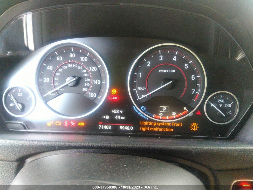 2017 BMW 330I xDrive VIN: WBA8D9G57HNU59065 Lot: 37958386