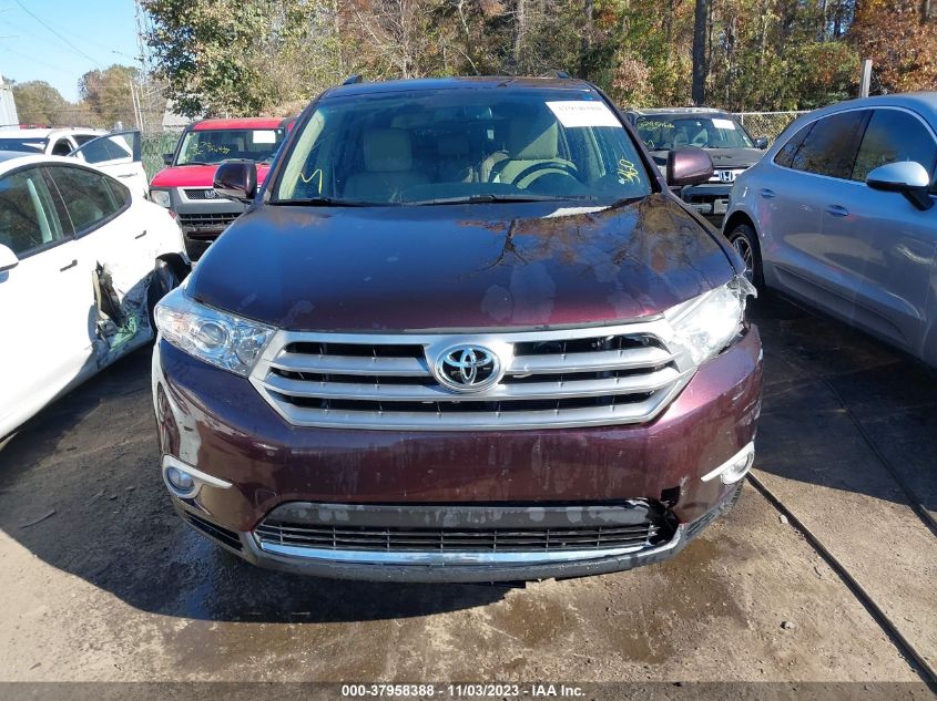 2013 Toyota Highlander Limited VIN: 5TDDK3EH1DS230824 Lot: 37958388