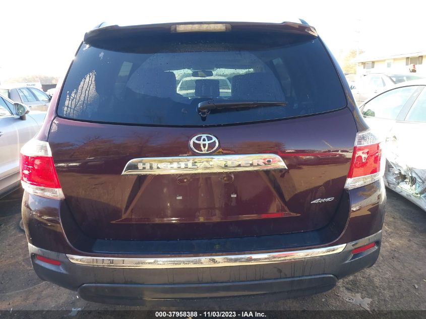 2013 Toyota Highlander Limited VIN: 5TDDK3EH1DS230824 Lot: 37958388