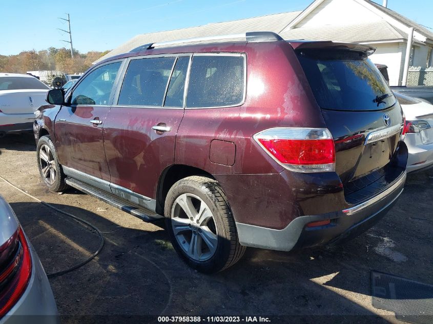 2013 Toyota Highlander Limited VIN: 5TDDK3EH1DS230824 Lot: 37958388