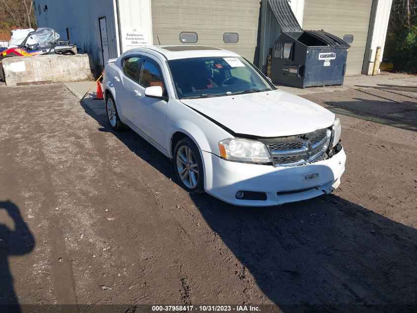 2012 Dodge Avenger Sxt Plus VIN: 1C3CDZEGXCN165531 Lot: 37958417