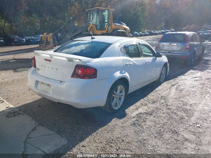 2012 Dodge Avenger Sxt Plus VIN: 1C3CDZEGXCN165531 Lot: 37958417