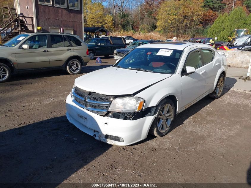 2012 Dodge Avenger Sxt Plus VIN: 1C3CDZEGXCN165531 Lot: 37958417