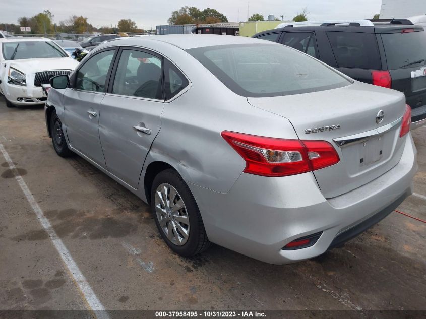 2017 Nissan Sentra S VIN: 3N1AB7AP6HY407313 Lot: 37958495