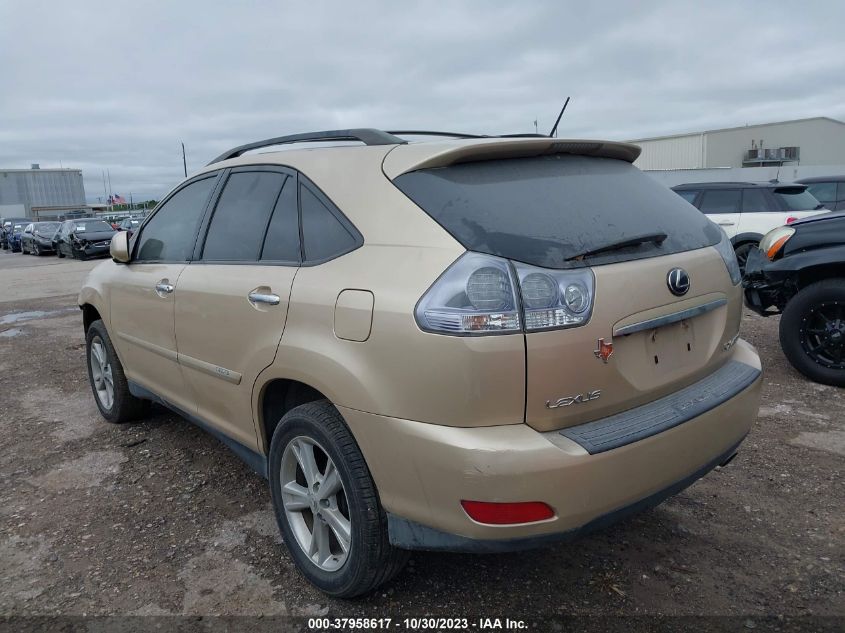 2008 Lexus Rx 400H VIN: JTJGW31U882851444 Lot: 37958617