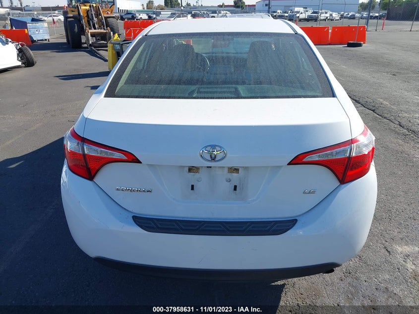 2016 Toyota Corolla L/Le/S/S Plus/Le Plus VIN: 5YFBURHE6GP564091 Lot: 37958631