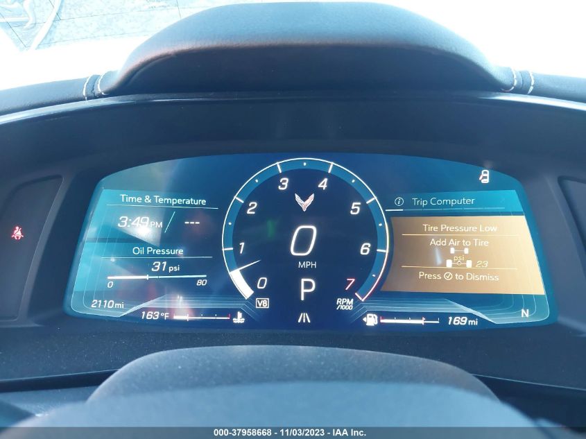 2023 Chevrolet Corvette 1Lt VIN: 1G1YA2D45P5138650 Lot: 37958668