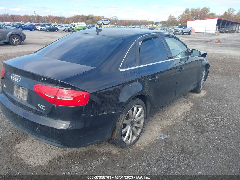 2013 Audi A4 2.0T Premium VIN: WAUBFAFL7DN050253 Lot: 37958763