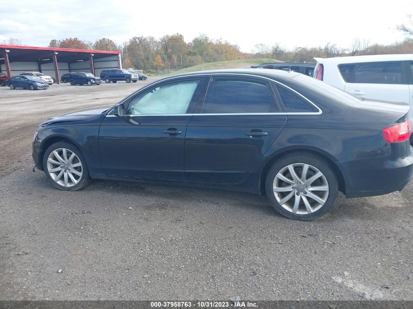 2013 Audi A4 2.0T Premium VIN: WAUBFAFL7DN050253 Lot: 37958763