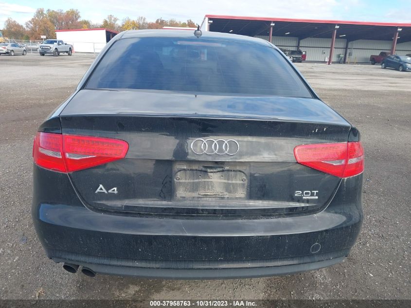 2013 Audi A4 2.0T Premium VIN: WAUBFAFL7DN050253 Lot: 37958763