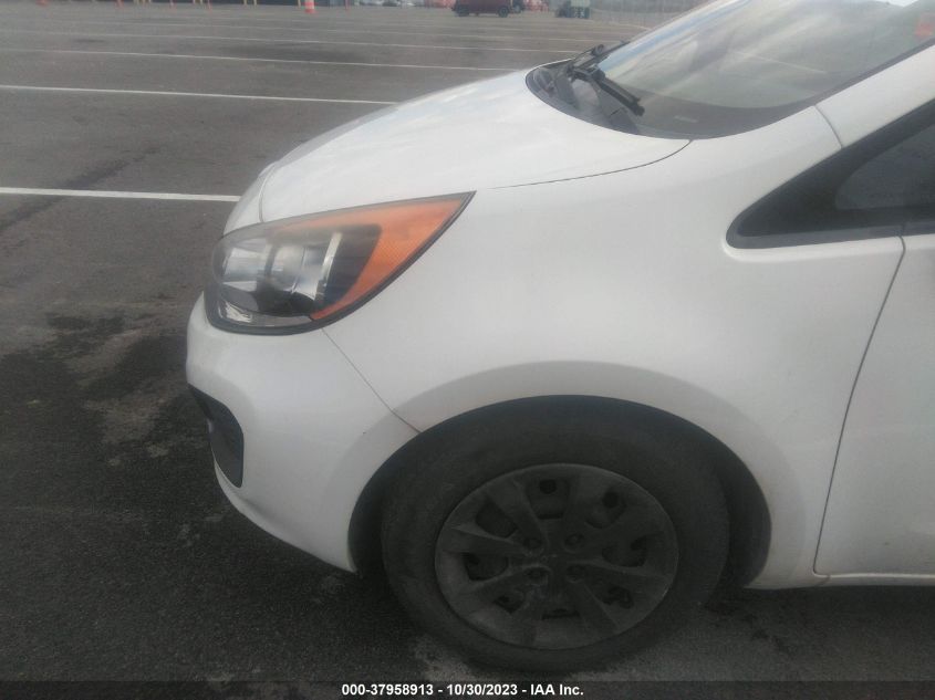 2013 Kia Rio Lx VIN: KNADM5A38D6243695 Lot: 37958913