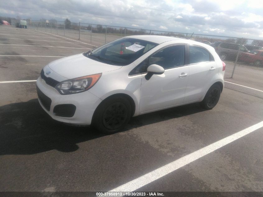 2013 Kia Rio Lx VIN: KNADM5A38D6243695 Lot: 37958913