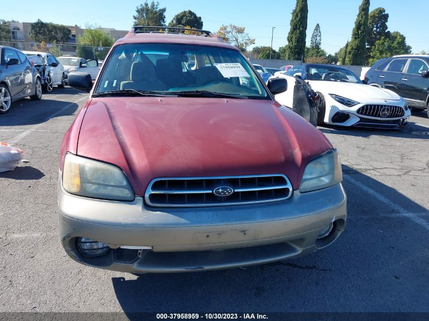 2002 Subaru Legacy Outback VIN: 4S3BH665827614084 Lot: 37958959