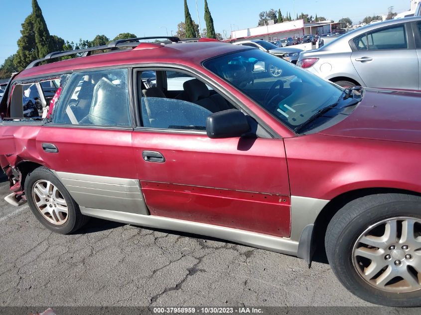 2002 Subaru Legacy Outback VIN: 4S3BH665827614084 Lot: 37958959