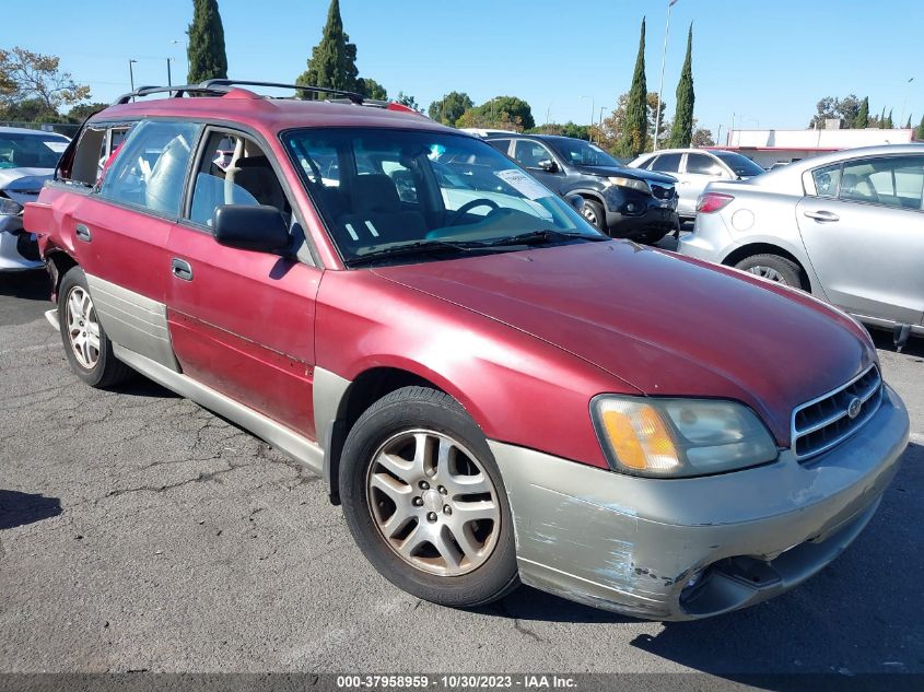 2002 Subaru Legacy Outback VIN: 4S3BH665827614084 Lot: 37958959