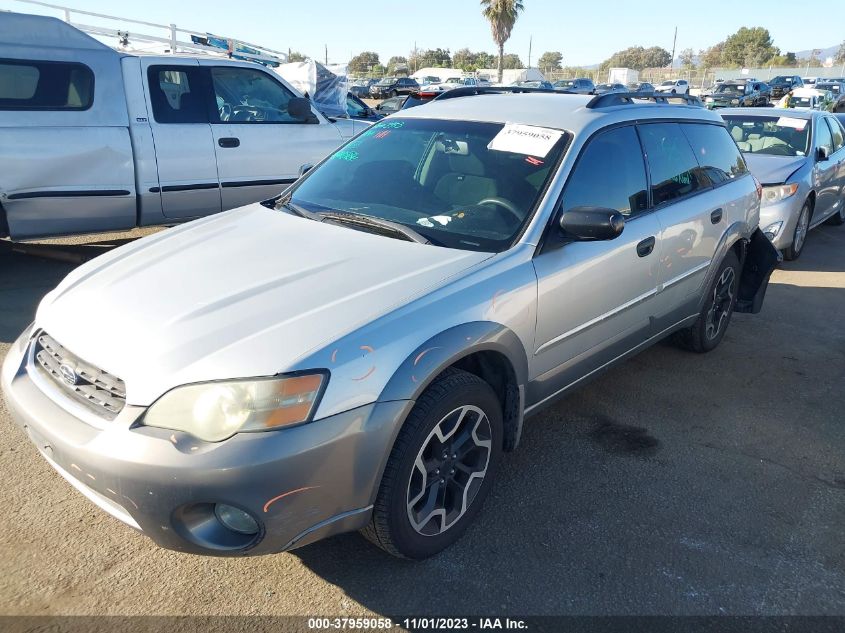 2006 Subaru Outback 2.5I VIN: 4S4BP61C267362472 Lot: 37959058