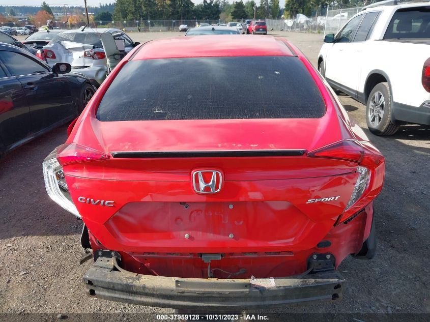 2020 Honda Civic Sport VIN: 2HGFC2F80LH576103 Lot: 37959128