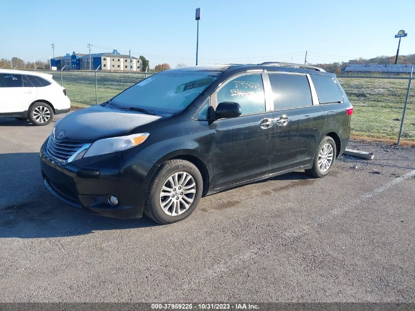 2015 Toyota Sienna Xle VIN: 5TDYK3DC2FS542614 Lot: 37959225