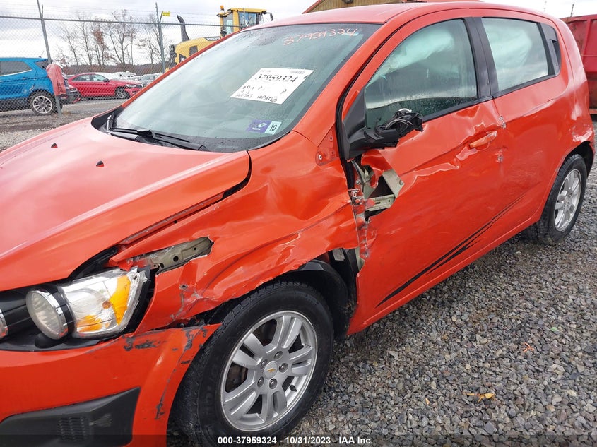 2012 Chevrolet Sonic 2Ls VIN: 1G1JA6SH5C4149176 Lot: 37959324
