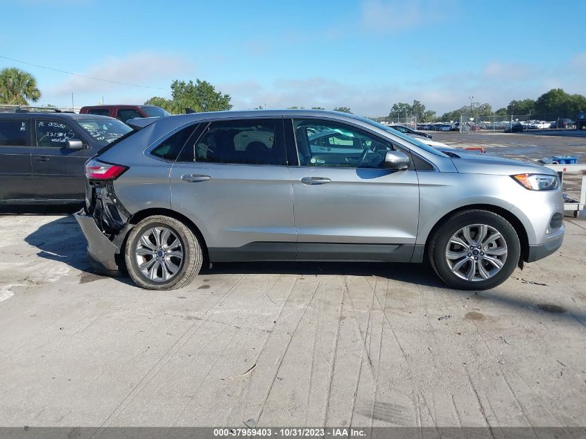 2022 Ford Edge Titanium VIN: 2FMPK4K90NBB04078 Lot: 37959403