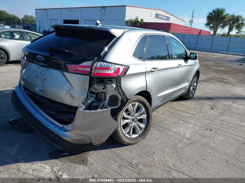 2022 Ford Edge Titanium VIN: 2FMPK4K90NBB04078 Lot: 37959403