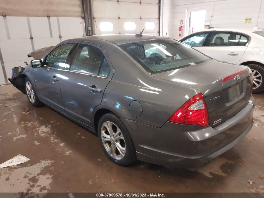 2012 Ford Fusion Se VIN: 3FAHP0HAXCR303888 Lot: 37959578