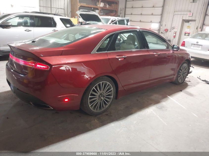 2014 Lincoln Mkz VIN: 3LN6L2J9XER806411 Lot: 37959668