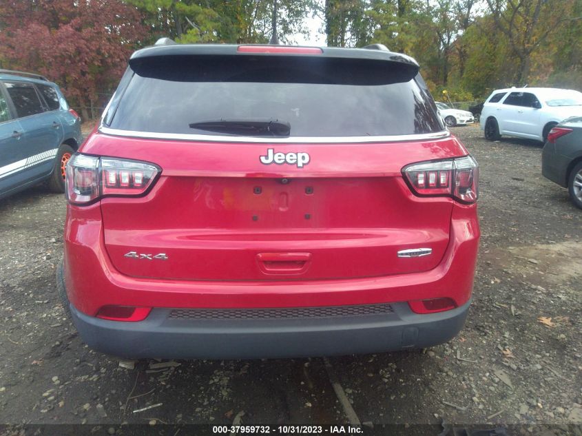 2018 Jeep Compass Latitude 4X4 VIN: 3C4NJDBB6JT202516 Lot: 37959732