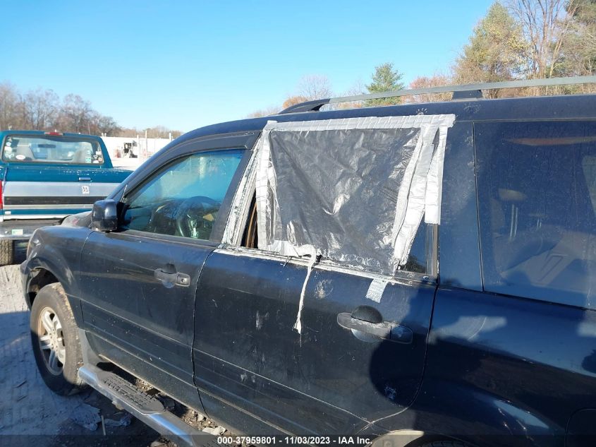 2005 Honda Pilot Ex-L VIN: 2HKYF18545H529209 Lot: 37959801