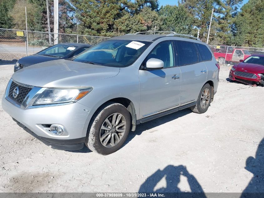 2014 Nissan Pathfinder Sl VIN: 5N1AR2MNXEC615930 Lot: 37959809