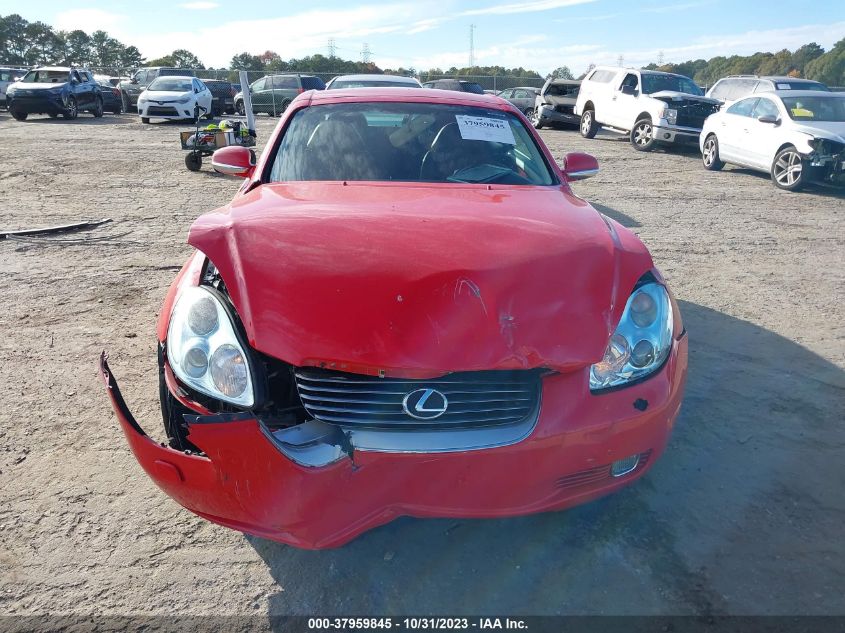 2005 Lexus Sc 430 VIN: JTHFN48Y450066537 Lot: 37959845