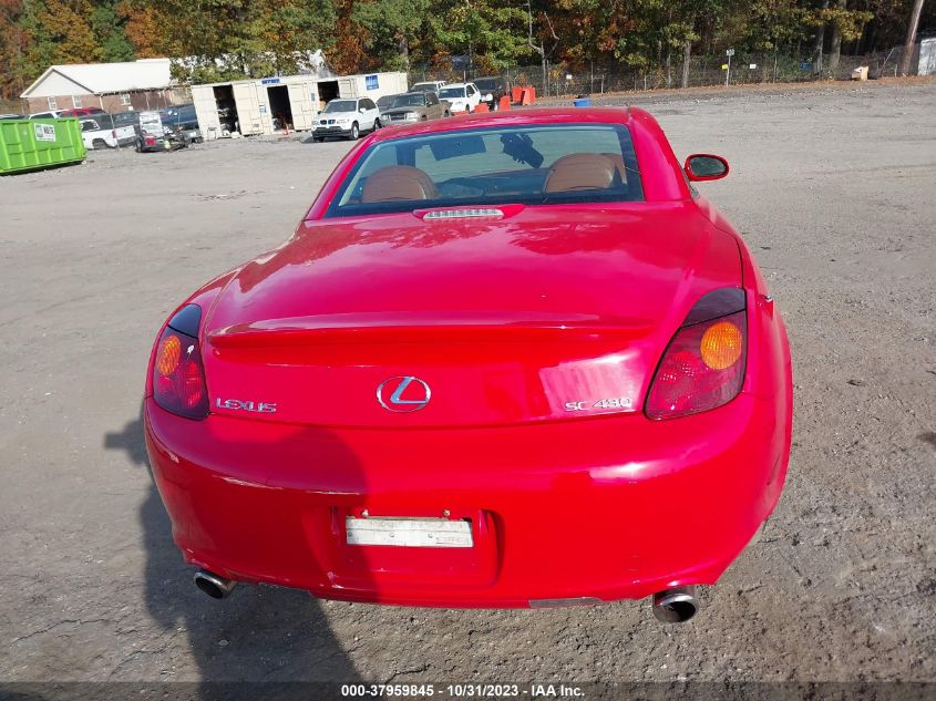 2005 Lexus Sc 430 VIN: JTHFN48Y450066537 Lot: 37959845