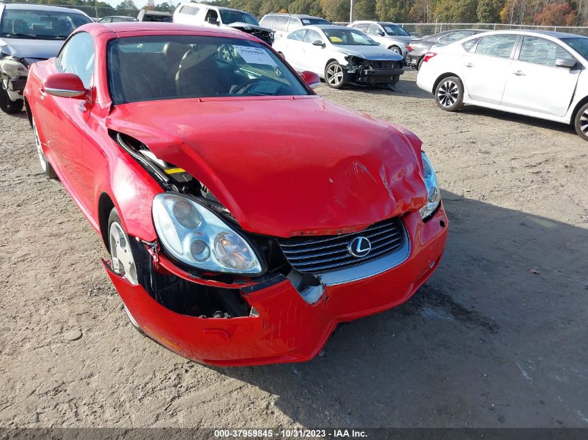 2005 Lexus Sc 430 VIN: JTHFN48Y450066537 Lot: 37959845