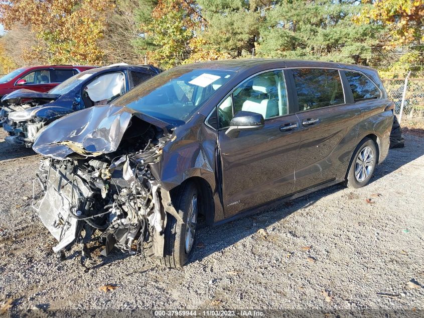 2021 Toyota Sienna Xse VIN: 5TDXSKFC1MS002042 Lot: 37959944