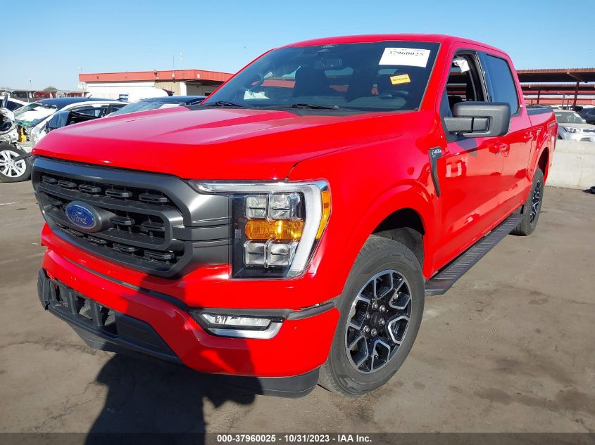 2022 Ford F-150 Xlt VIN: 1FTEW1C8XNKD79337 Lot: 37960025