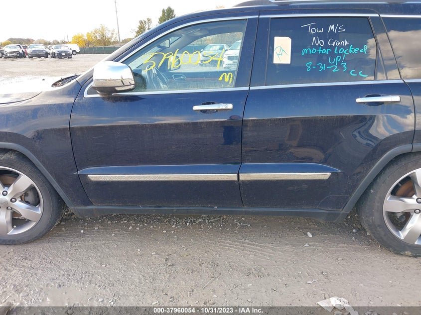 2013 Jeep Grand Cherokee Overland VIN: 1C4RJFCG3DC607191 Lot: 37960054