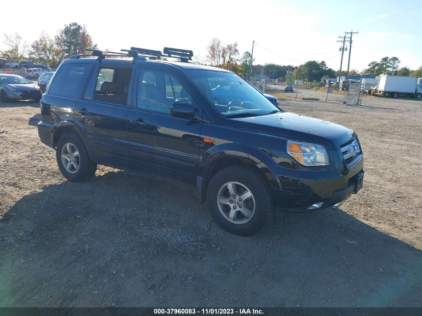 2007 Honda Pilot Ex-L VIN: 2HKYF18777H503319 Lot: 37960083