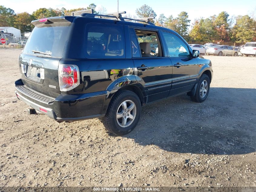 2007 Honda Pilot Ex-L VIN: 2HKYF18777H503319 Lot: 37960083