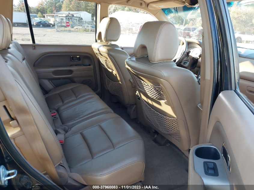 2007 Honda Pilot Ex-L VIN: 2HKYF18777H503319 Lot: 37960083