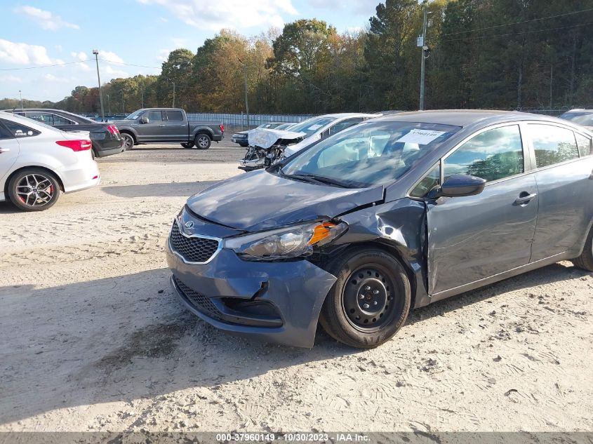 2016 Kia Forte Lx VIN: KNAFK4A61G5564006 Lot: 37960149