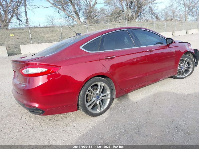 2015 Ford Fusion Titanium VIN: 3FA6P0K93FR305640 Lot: 37960155