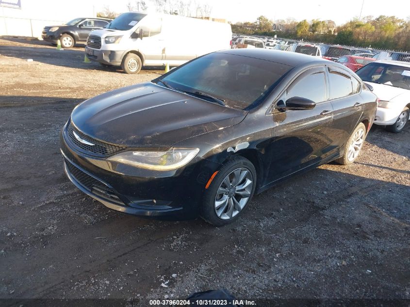 2015 Chrysler 200 S VIN: 1C3CCCBBXFN710110 Lot: 37960204